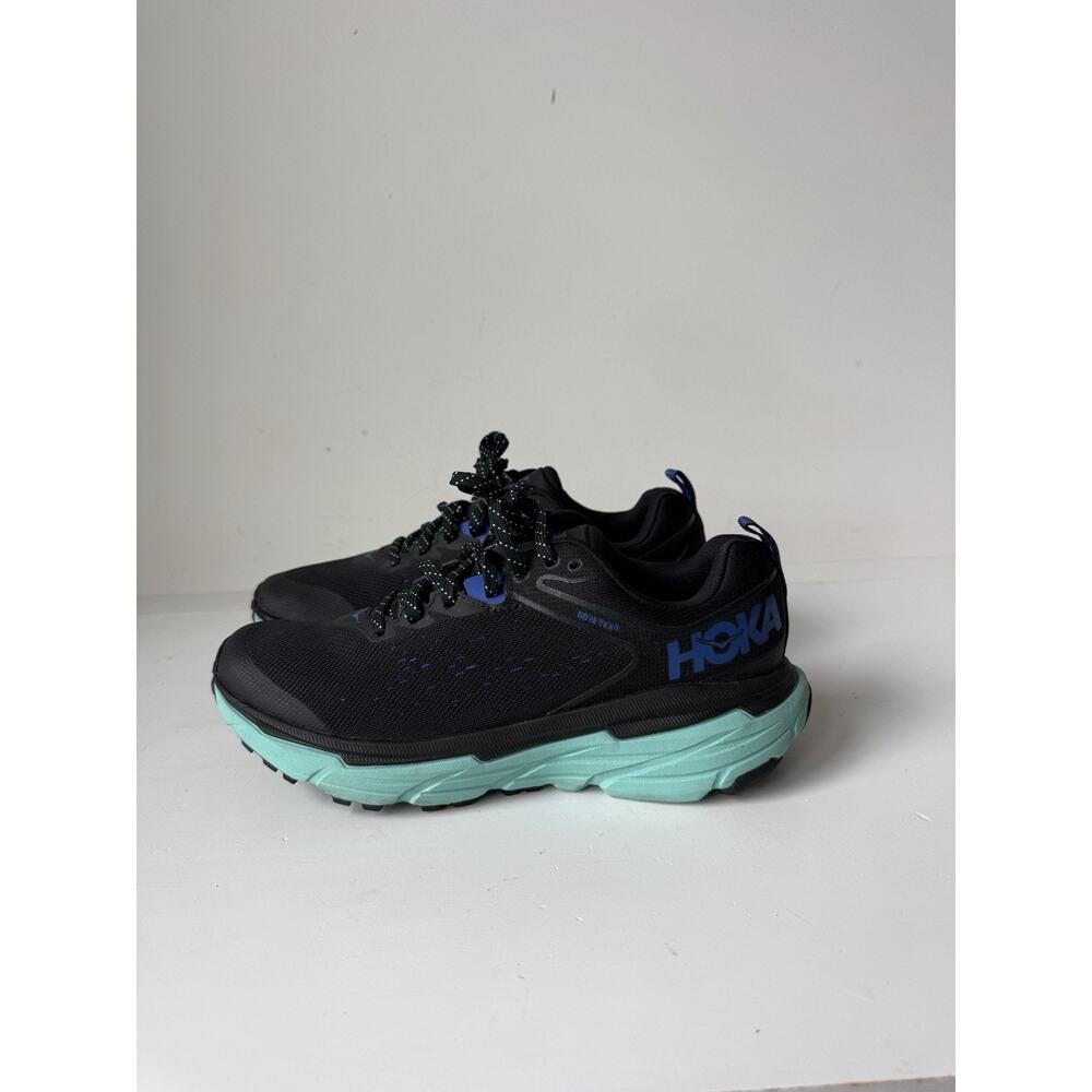 Hoka One One Womens 8 Challenger ATR 6 GTX Black Trail Running Shoes 8 B Medium - Picture 2 of 8